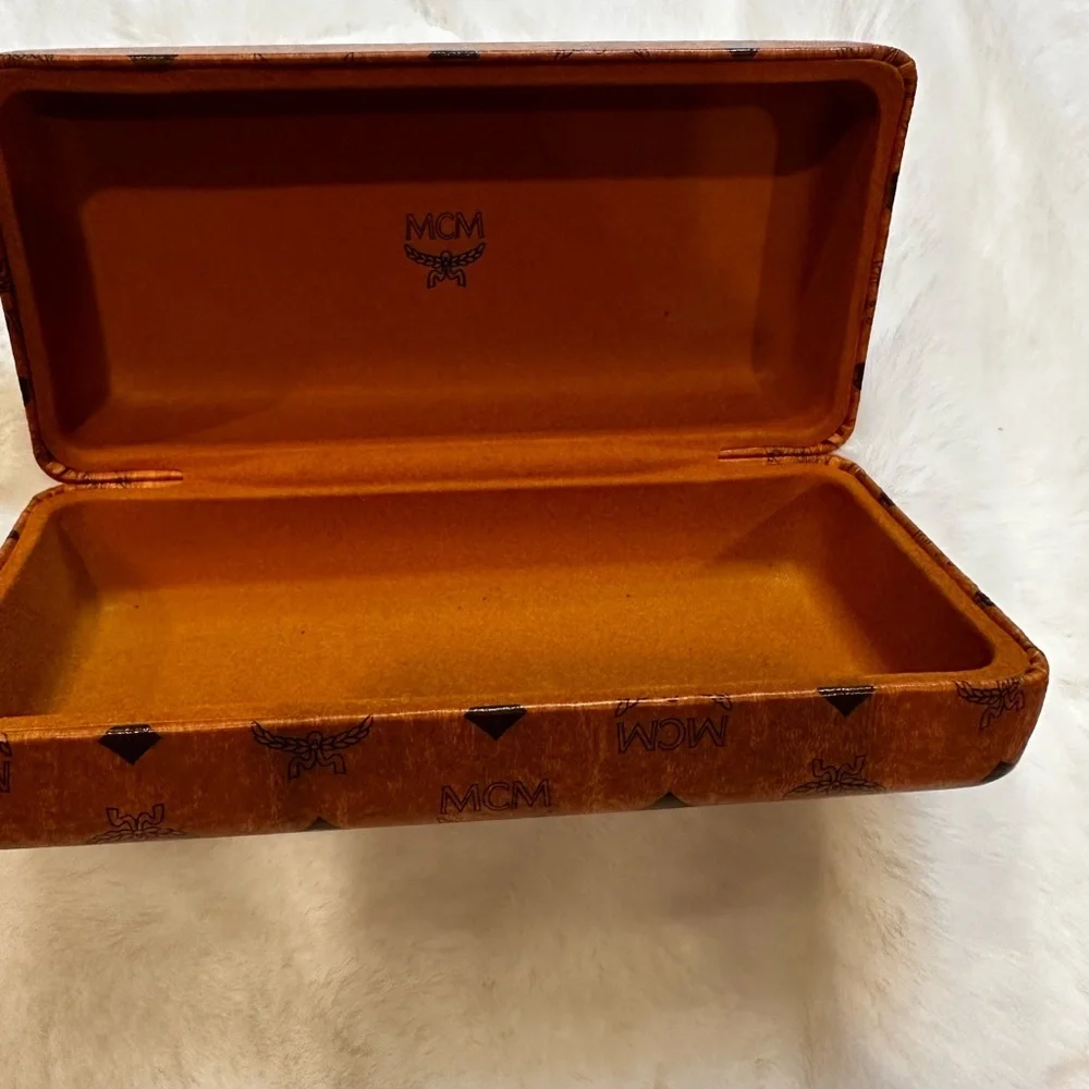 MCM Cognac Monogram sunglasses case - Picture 2 of 2